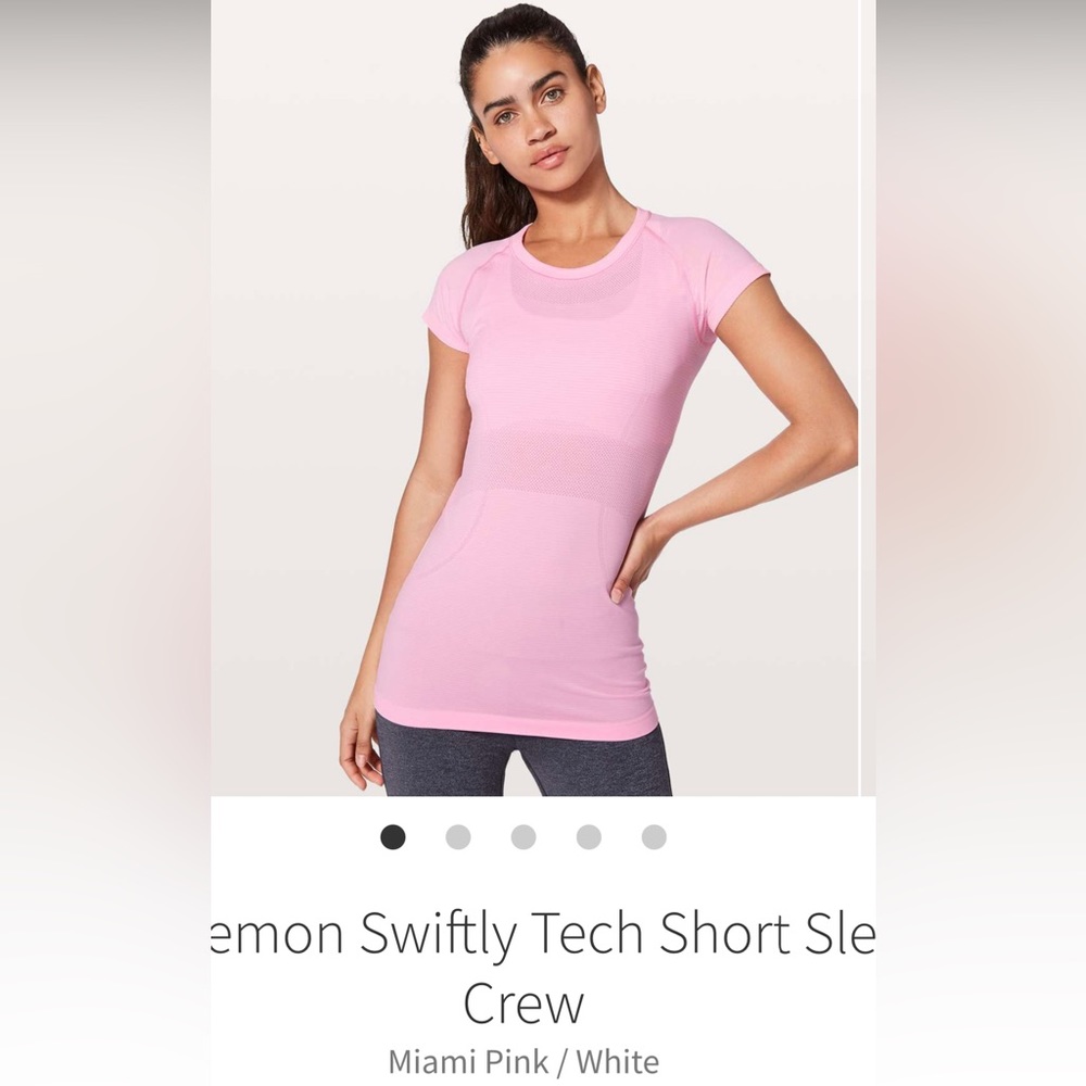 LULULEMON Swiftly Tech Top Miami Pink
